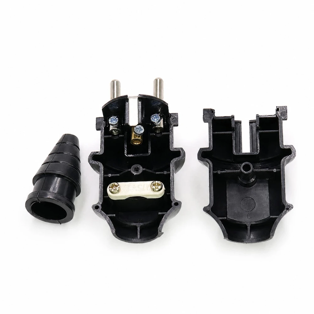 SCHUKO Stekker Demonteerbaar 16A 250V Type F Duits Europees Reparatie Industrieel