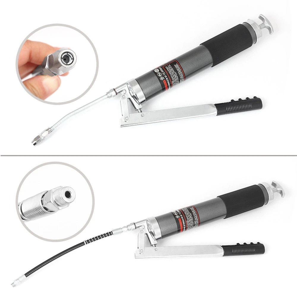 Handmatige vetspuit 600ml met vetpomp en hogedrukslang