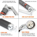 Handmatige vetspuit 600ml met vetpomp en hogedrukslang