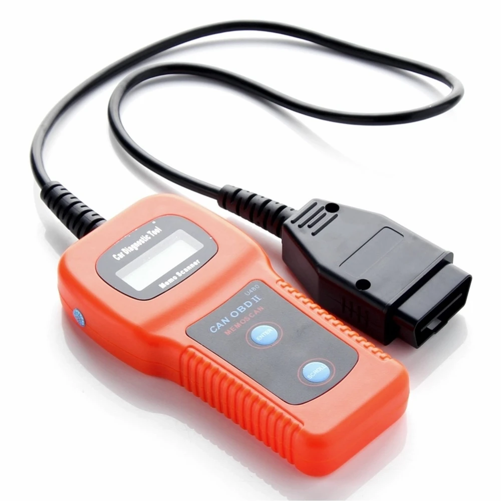 U480 OBD2 autodiagnose scanner voor codes lezen en wissen
