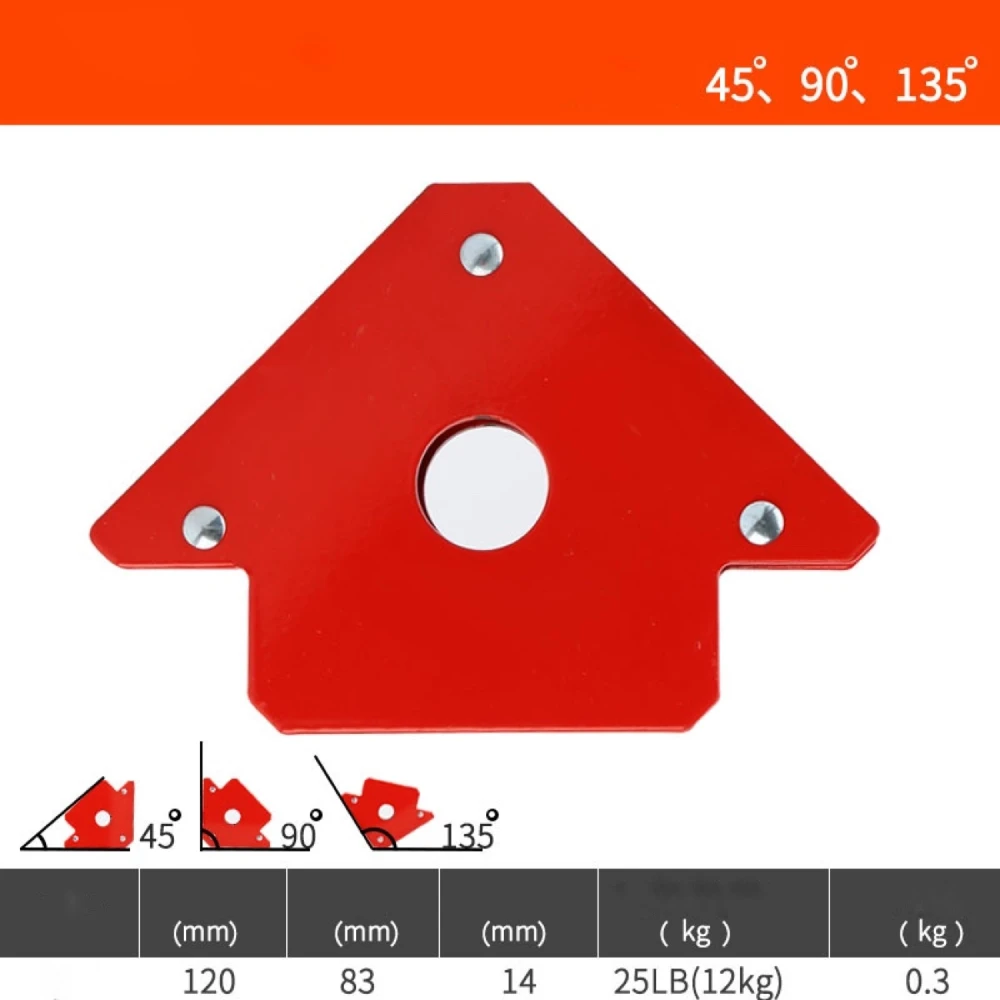 Magnetische lashoek 120 mm met sterke magneet voor lassen