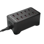 USB-oplaadstation 10 poorten met IQ Charge - 50W 12A, 2.4A per poort
