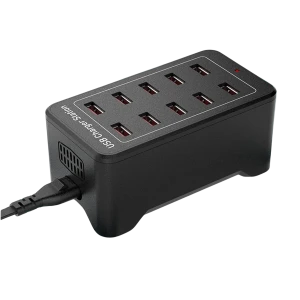 USB-oplaadstation 10 poorten met IQ Charge - 50W 12A, 2.4A per poort