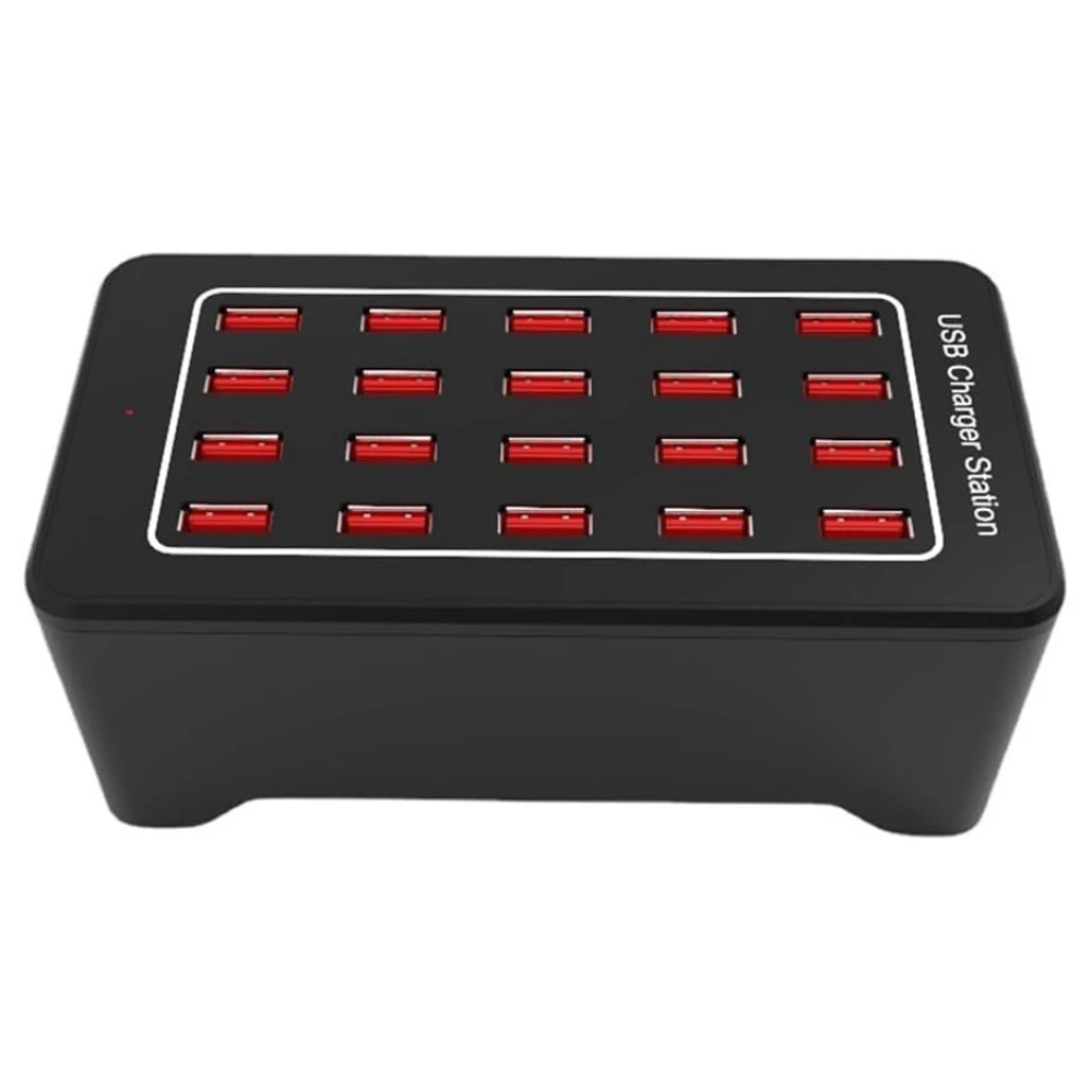 USB-oplaadstation 20 poorten met IQ Charge - 100W en 2.4A per poort