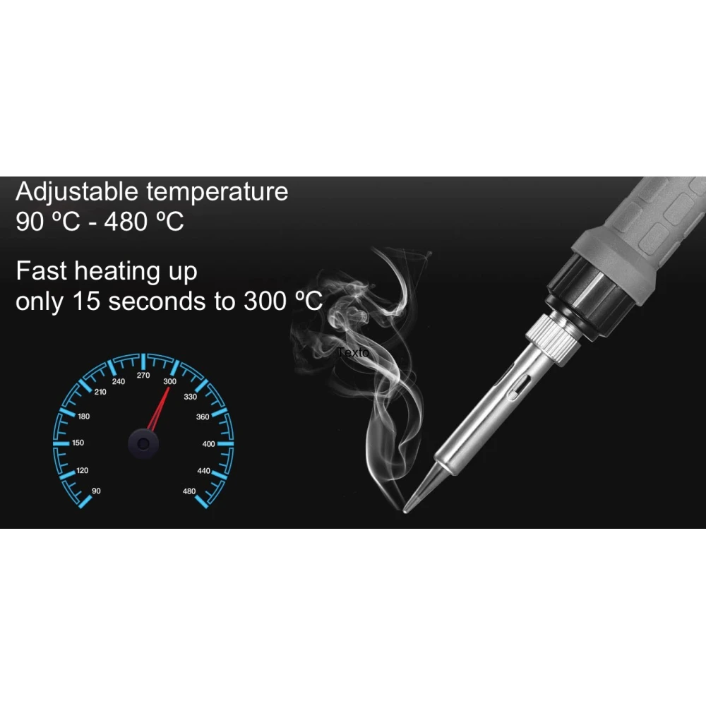 Mlink S1 digitale soldeerstation 60W met LED-display en temperatuurvergrendeling