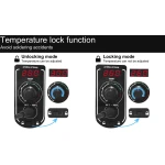 Mlink S1 digitale soldeerstation 60W met LED-display en temperatuurvergrendeling