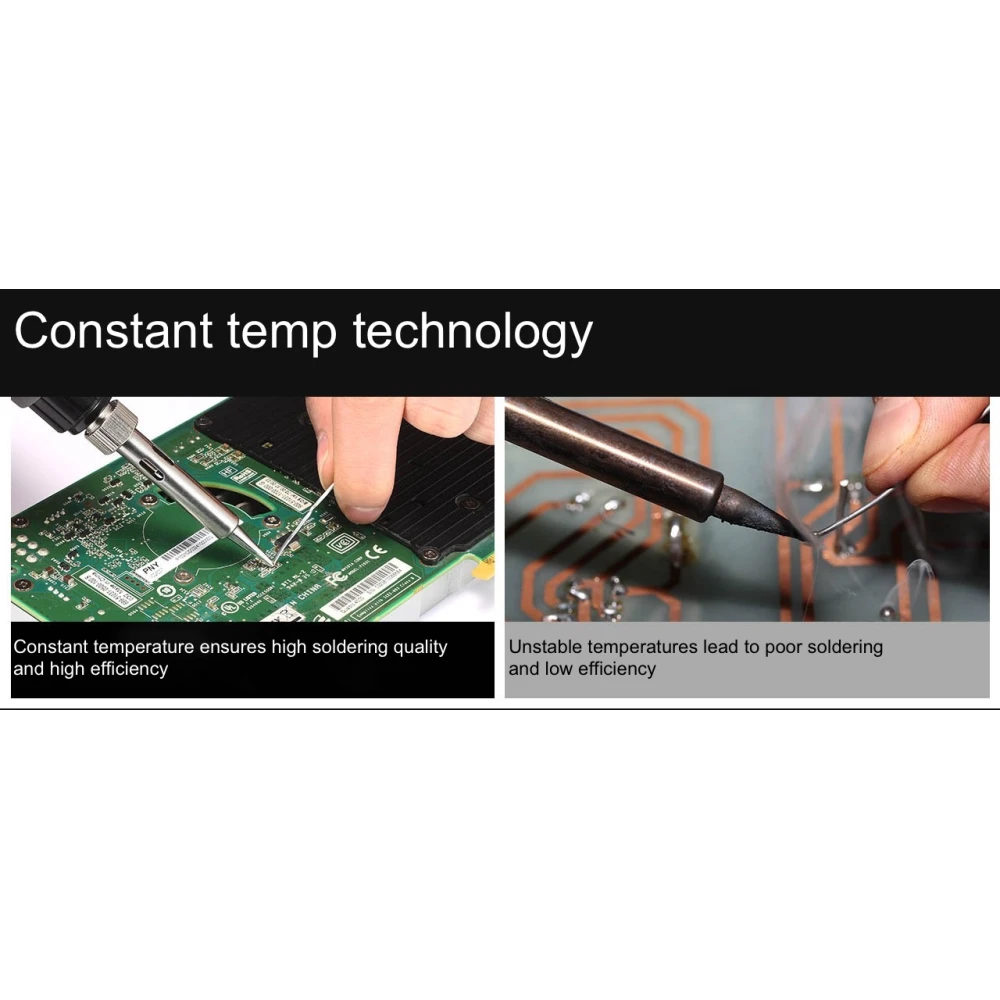 Mlink S1 digitale soldeerstation 60W met LED-display en temperatuurvergrendeling