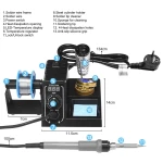 Mlink S1 digitale soldeerstation 60W met LED-display en temperatuurvergrendeling