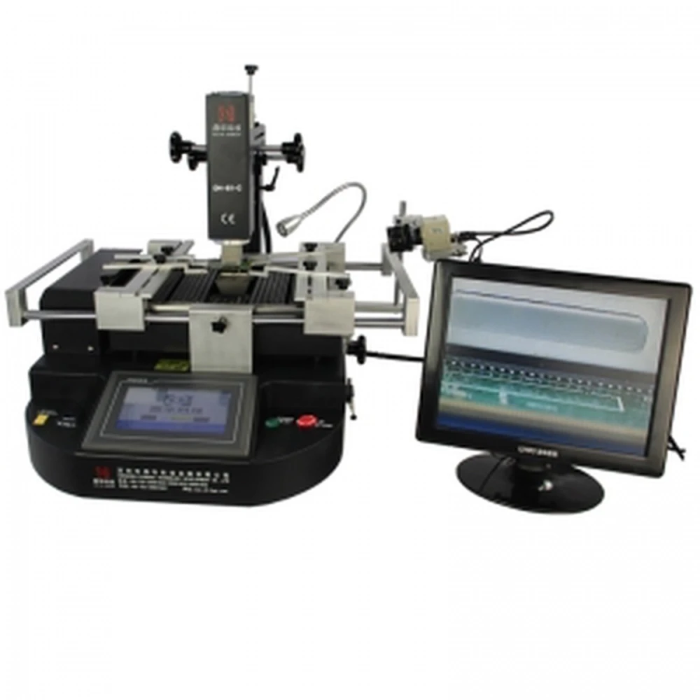 Dinghua DH-B1-C reworkstation met touchscreen en drie onafhankelijke verwarmers