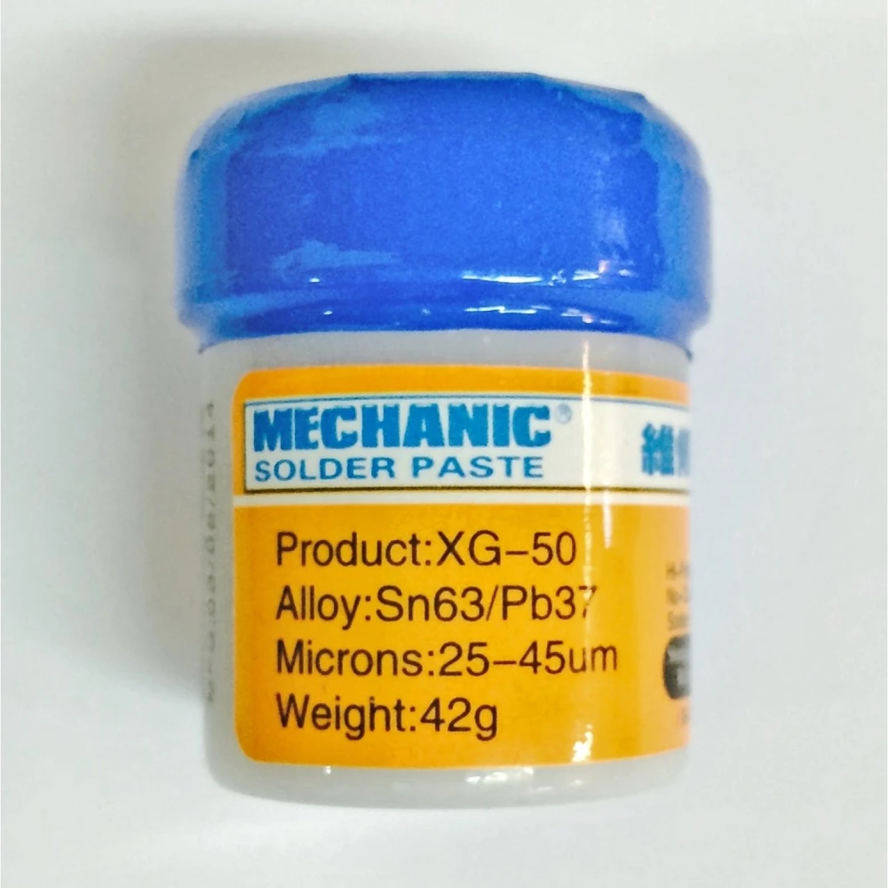 Mechanic XG-50 soldeerpasta Sn63/Pb37 (10CC - 42GR) voor elektronische reparaties