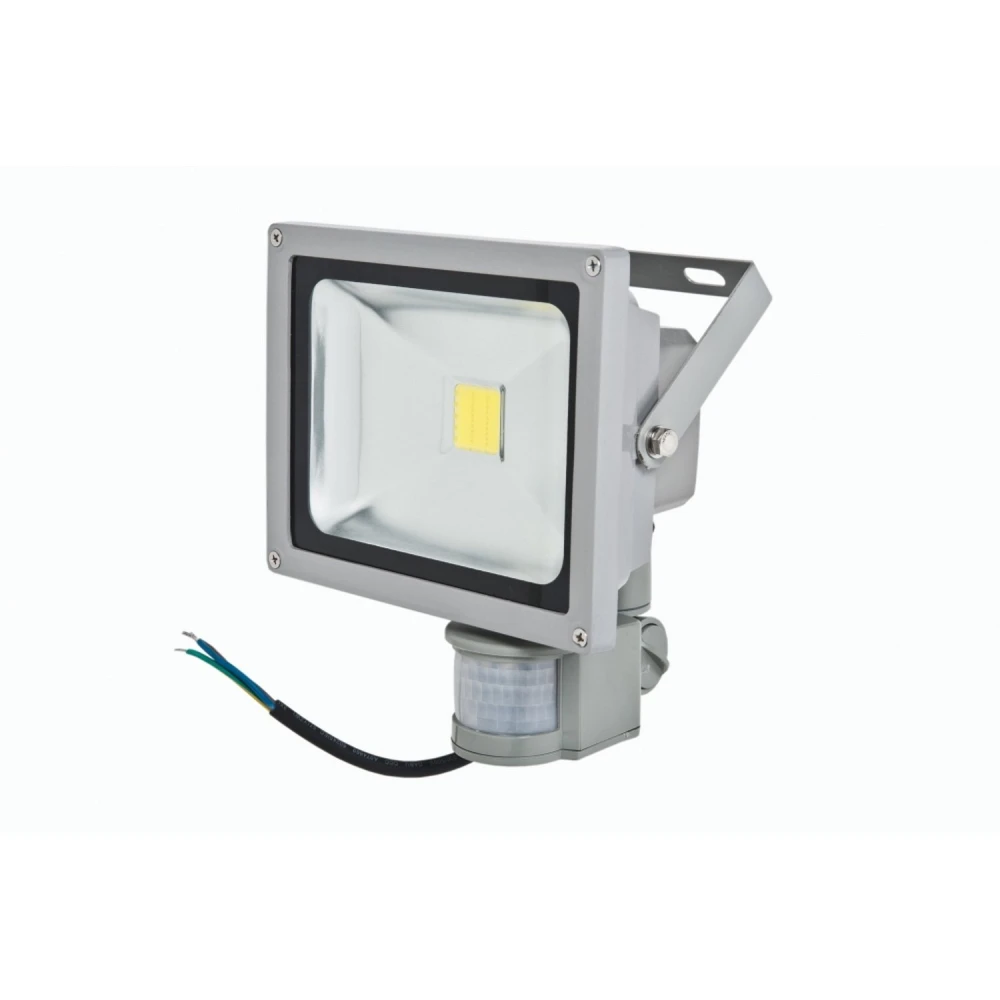 LED schijnwerper 20W met bewegingssensor en 6000K wit licht