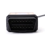 Vista del escáner Ford F Super con cable USB para diagnóstico