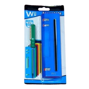 Blauw frontpaneel voor Wii - satkit vervangingsonderdeel
