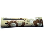 Xbox 360 front cover camouflage beige bruin om je Xbox 360 te personaliseren