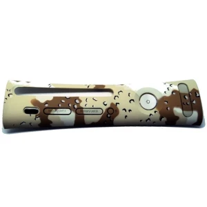Xbox 360 front cover camouflage beige bruin om je Xbox 360 te personaliseren