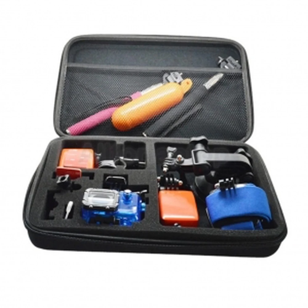 Grote GoPro Hero 3-opberghoes met bescherming en ruimte