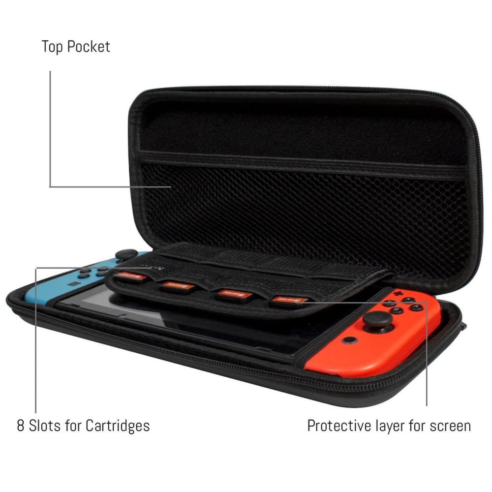 Funda protectora Nintendo Switch en mochila para transporte seguro