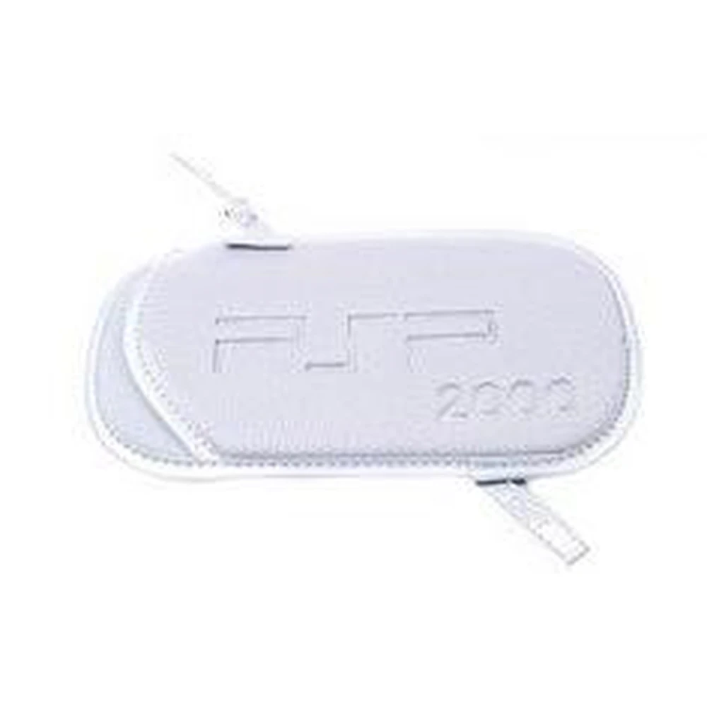 Witte PSP Slim-hoes met bandje voor PSP 2000 en PSP 3000