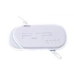 Witte PSP Slim-hoes met bandje voor PSP 2000 en PSP 3000