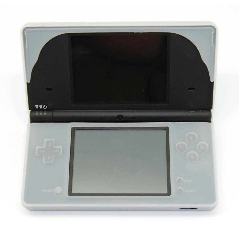 Witte siliconen hoes voor Nintendo DSI voor bescherming en comfort