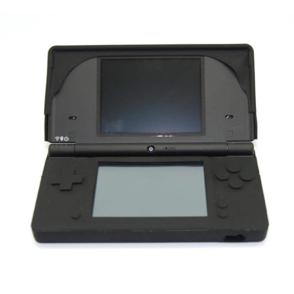 Zwarte siliconen hoes voor Nintendo DSi - Bescherming en comfort