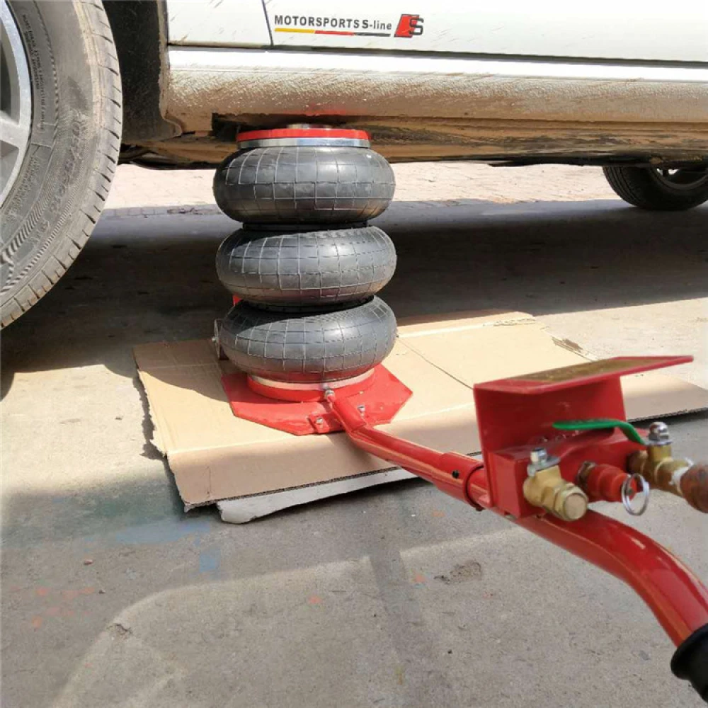 3 ton luchtkrik met drievoudige luchtbalg voor auto's
