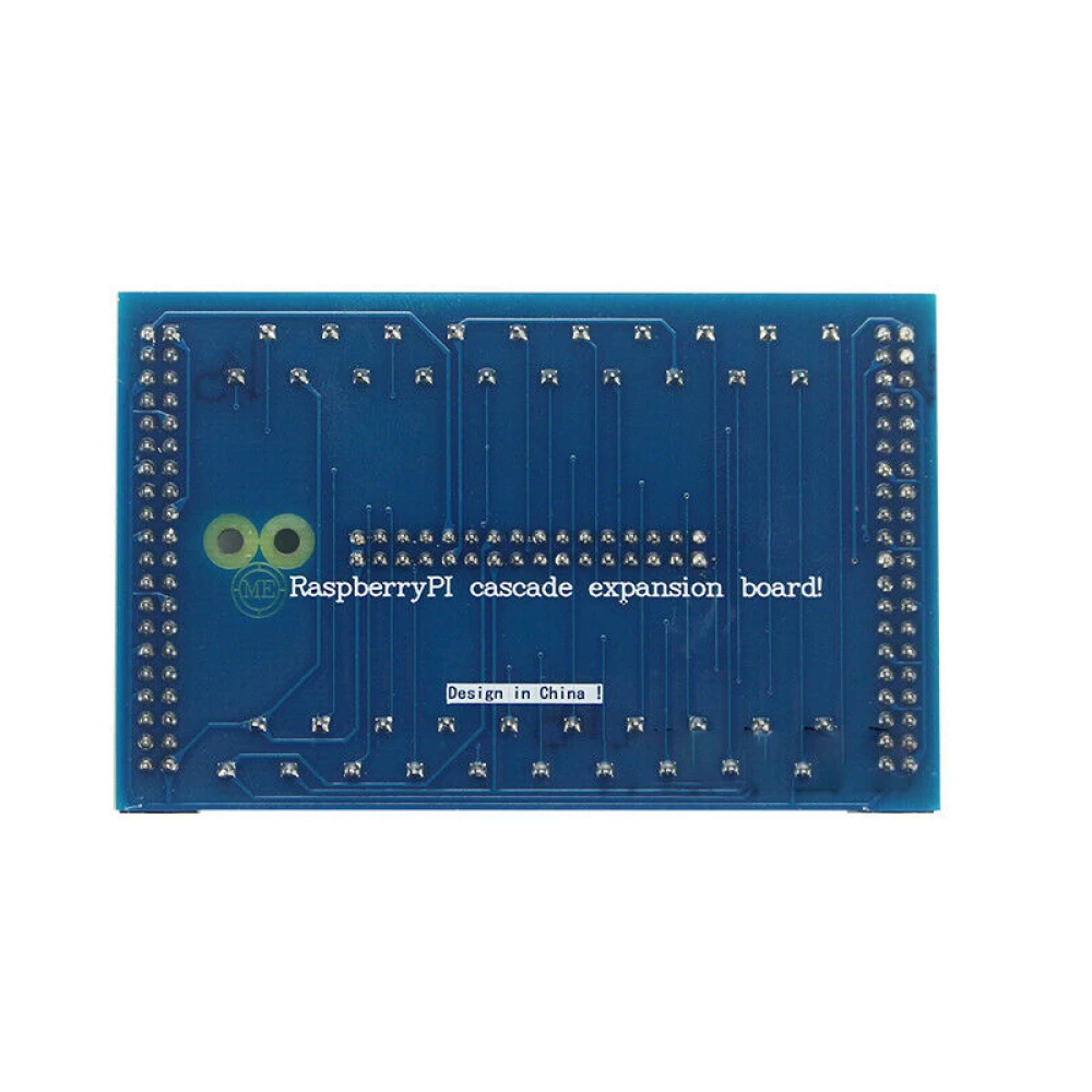 Imagen del GPIO placa módulo de expansión para Raspberry Pi B+ y 3B mostrando componentes