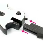 Detalle de los botones y barra whammy de la guitarra inalambrica Smart Guitar III para PS2