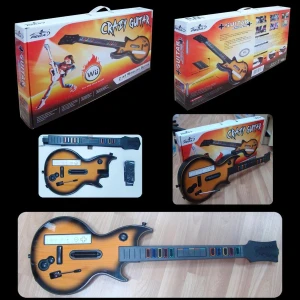 Draadloze Wii Crazy Guitar voor compatibele muziekspellen