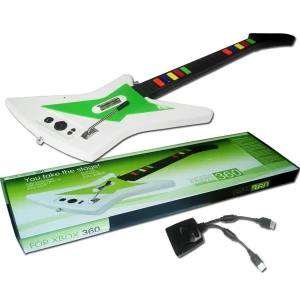 Draadloze Xbox 360 gitaar compatibel met Guitar Hero en Rock Band