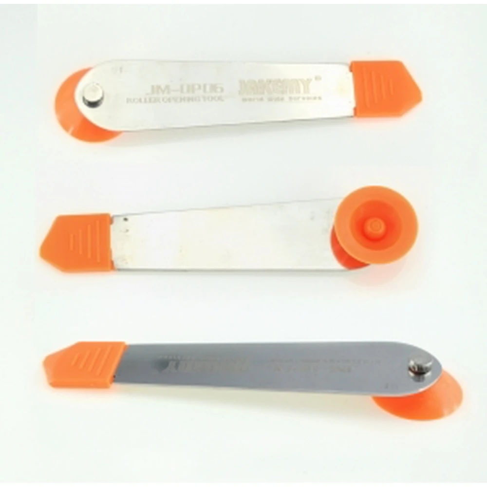 Metalen openingsgereedschap met roterend wiel voor tablets en smartphones