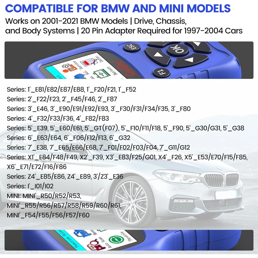 BMW Creator C420 OBD2 diagnoseapparaat voor BMW en Mini met geavanceerde functies