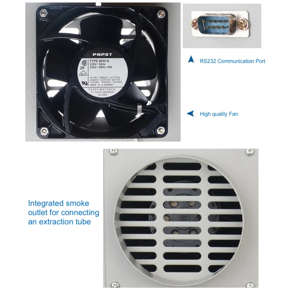 INSA M962D infrarood reflow-oven met automatische regeling en hoge precisie