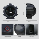 Autool X95 multifunctionele hellingsmeter met GPS