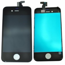 Iphone 4 Lcd Scherm Met Touch Digitizer En Glas Klaar Om Zwart Te Installeren