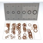 110-delige set koper afdichtringen in meerdere maten voor reparatie en auto
