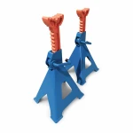 Set van 2 Bok­ken 12 Ton met Dubbele Beveiliging — Verstelbare Stalen Axle Stands 46-76 cm voor Auto, Bestelwagen, Vrachtwagen en Machines TSX TOOL