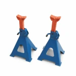 Set van 2 Bok­ken 12 Ton met Dubbele Beveiliging — Verstelbare Stalen Axle Stands 46-76 cm voor Auto, Bestelwagen, Vrachtwagen en Machines TSX TOOL