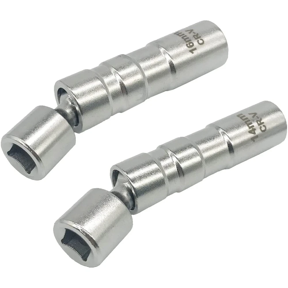 Set van 2 flexibele magnetische bougiesleutels 14 mm en 16 mm TSX TOOL