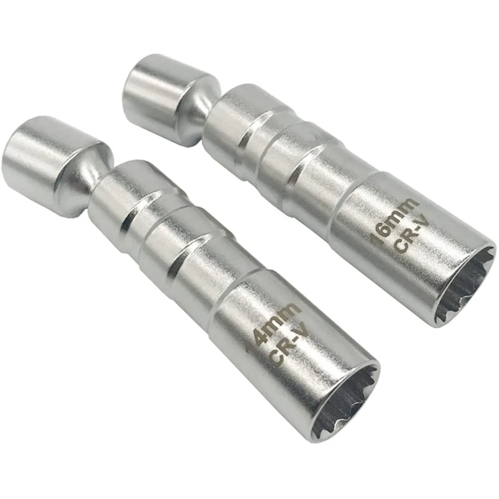 Set van 2 flexibele magnetische bougiesleutels 14 mm en 16 mm TSX TOOL
