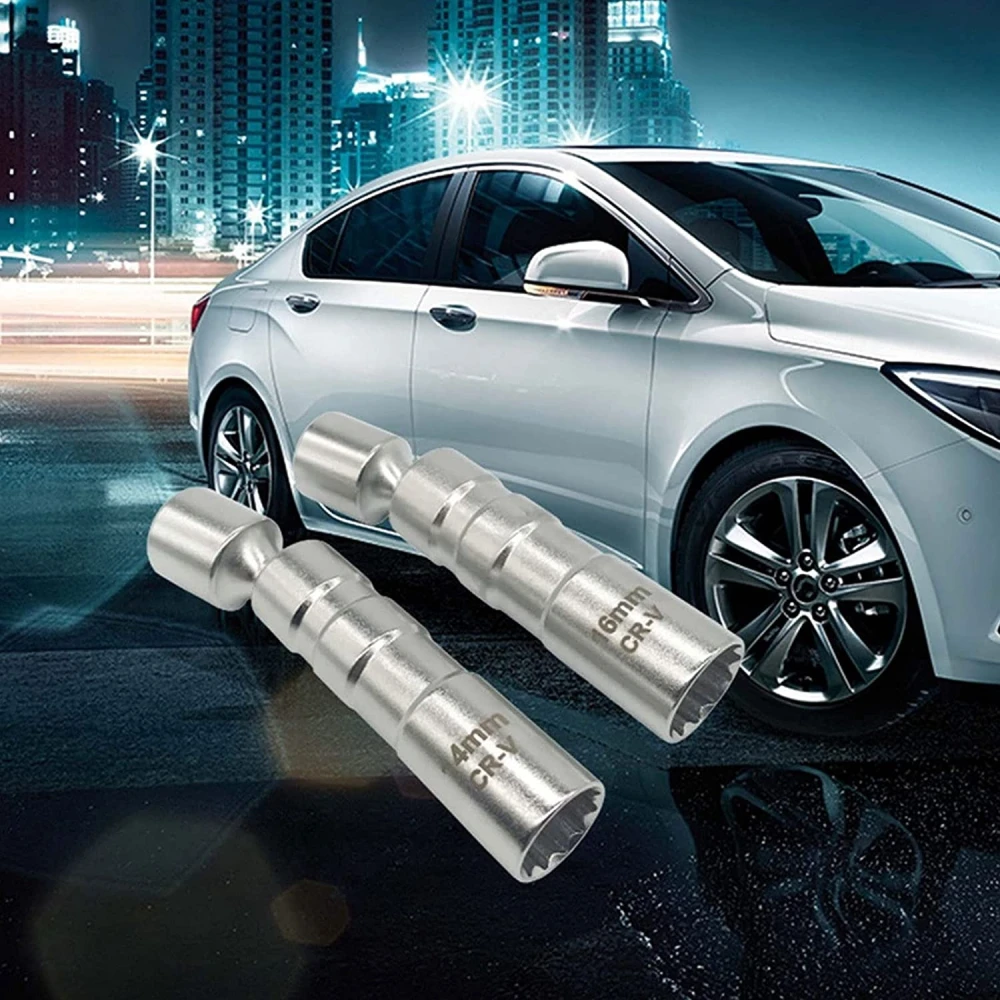 Set van 2 flexibele magnetische bougiesleutels 14 mm en 16 mm TSX TOOL