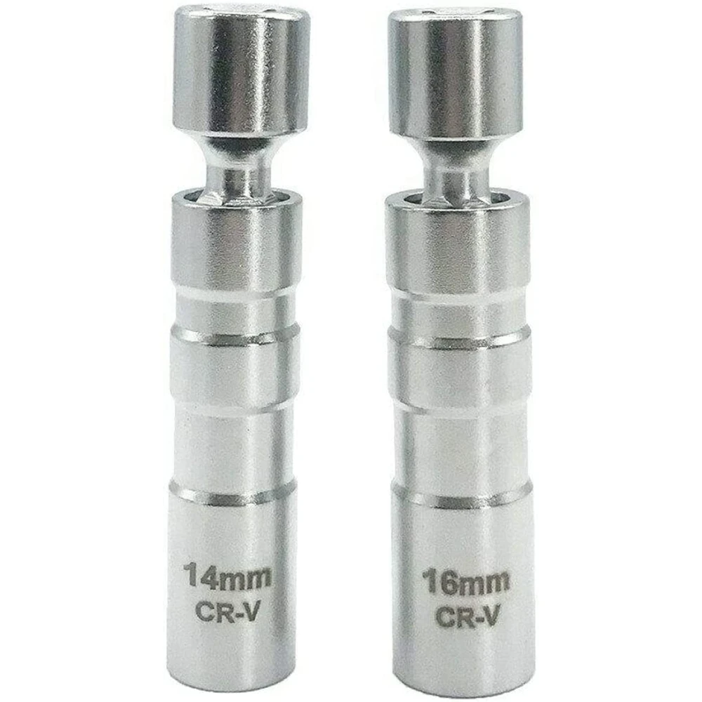 Set van 2 flexibele magnetische bougiesleutels 14 mm en 16 mm TSX TOOL