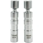 Set van 2 flexibele magnetische bougiesleutels 14 mm en 16 mm TSX TOOL