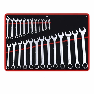 TSX TOOL Set van 26 Combinatiesleutels Ring-Steek 6-32mm Cr-V Staal met Koffer
