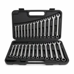 Set van 26 Combinatiesleutels Ring-Steek 6-32mm Cr-V Staal met Koffer