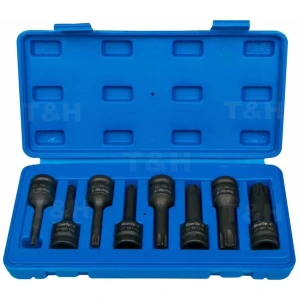 TSX TOOL Torx-dopsleutelset impact 1/2 T30-T80 - 8-delig TSX TOOL