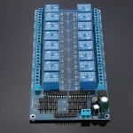 16-kanaals 12V relaismodule voor Arduino - Compatibel satkit