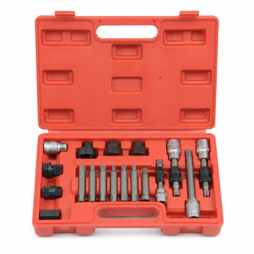 Kit 18 stuks demontagetool voor vrijlooppoelies van dynamo (OAP / OAD)