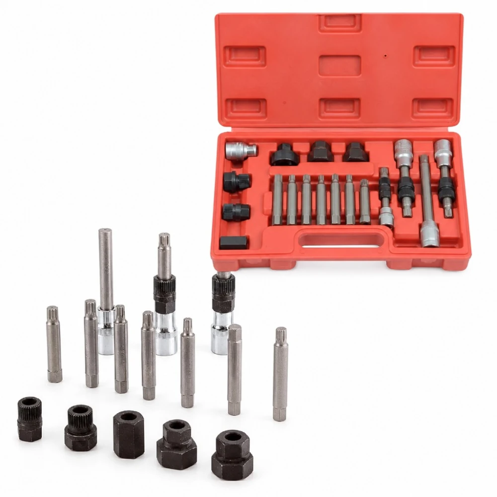 Kit 18 stuks demontagetool voor vrijlooppoelies van dynamo (OAP / OAD)