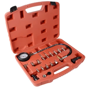 Cilinderdrukmeter kit voor dieselmotoren 0-1000PSI TU-15